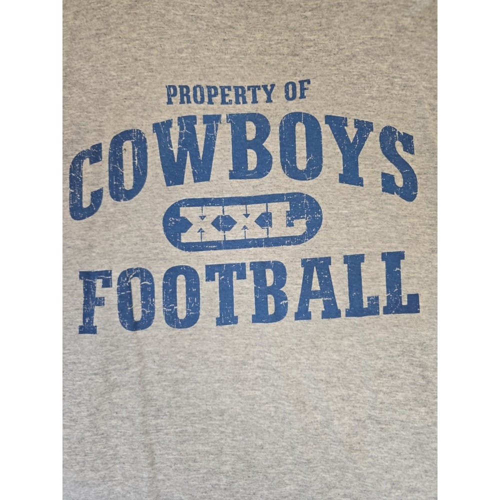 NFL Dallas Cowboy T-Shirt  Grey Size Large